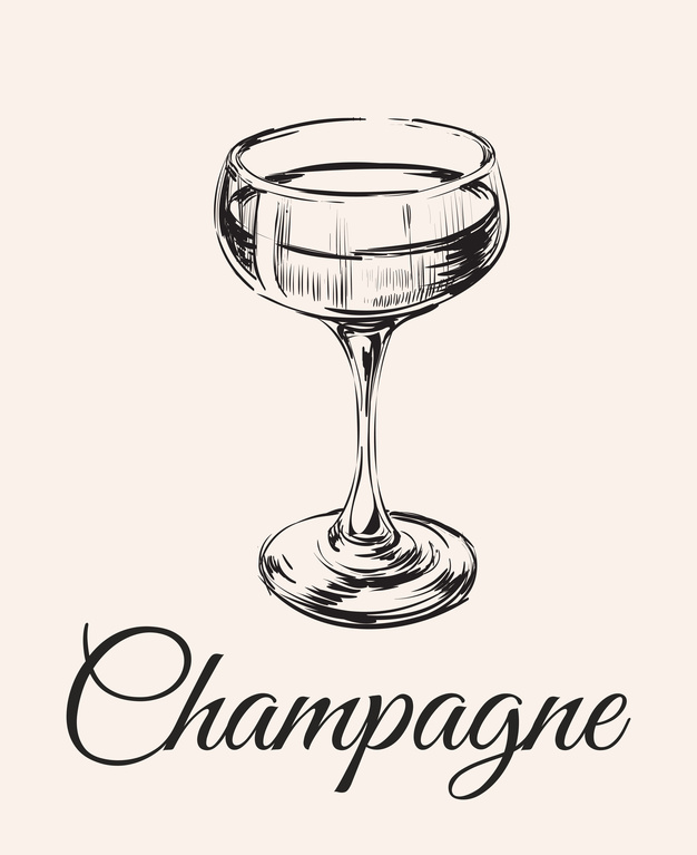 Toasting Champagne Glasses Drawing by CSA Images - Fine Art America