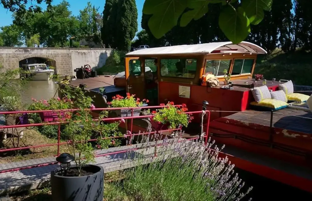 Barge Mirage Gangplank Canal du Midi